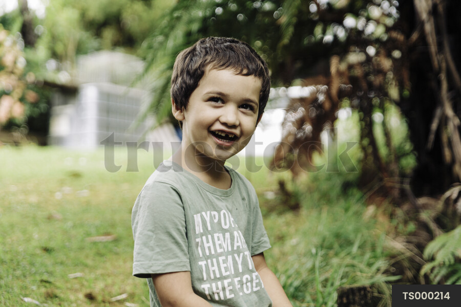 Portrait of Young Boy