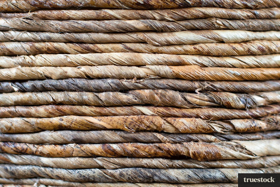Close Up of Woven Basket's Side