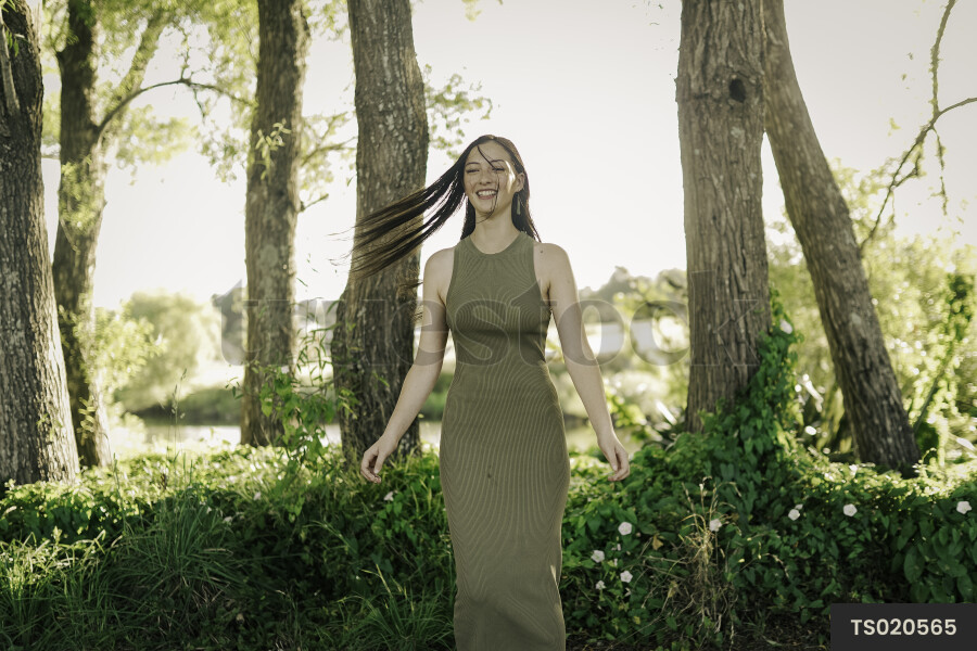 Portrait of Woman at a Reserve