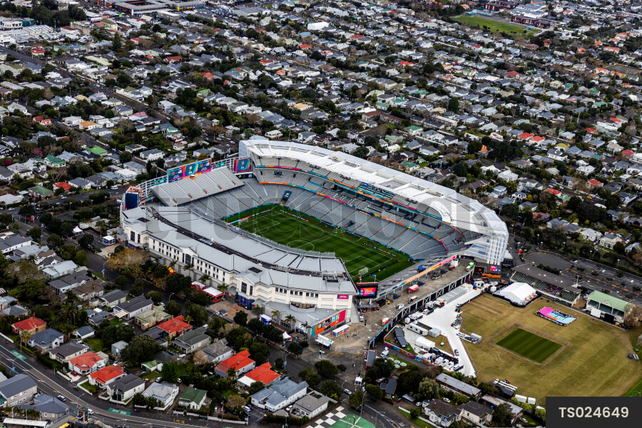 Aerial view of Eden Park in Auckland