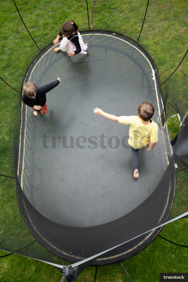 Kids on a Trampoline