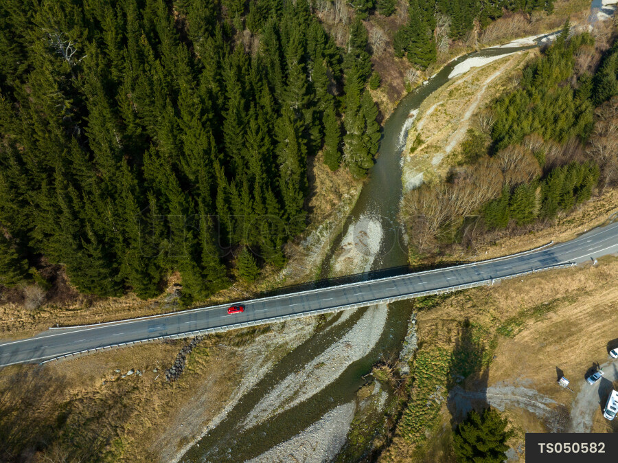 Cars on Rural Road