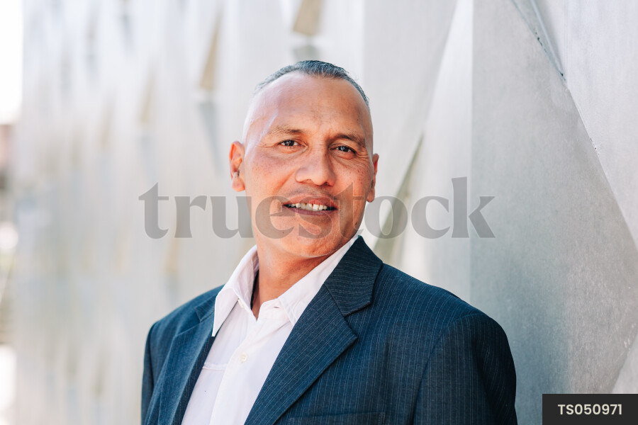 Portrait of businessman in suit