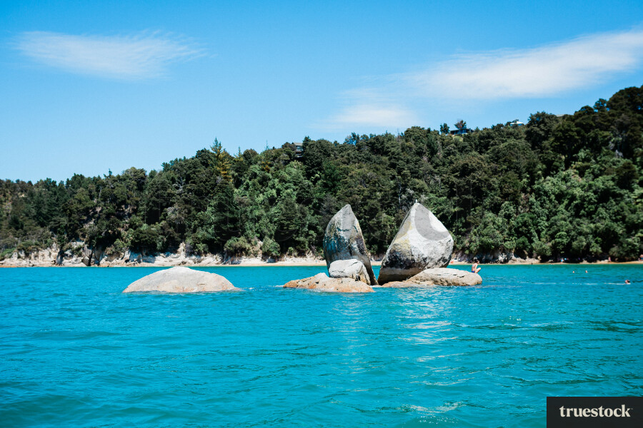Rocks in the ocean