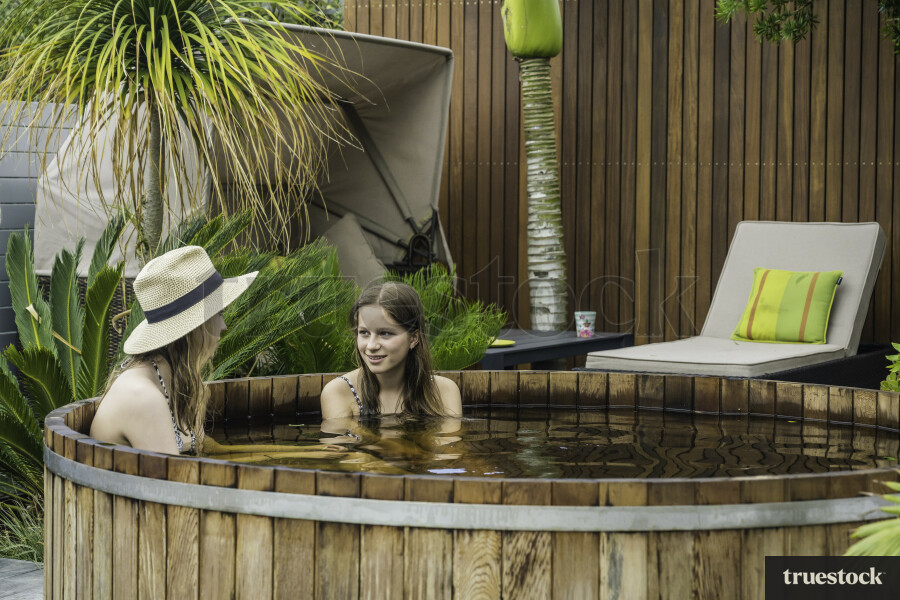Girls in the Jacuzzi