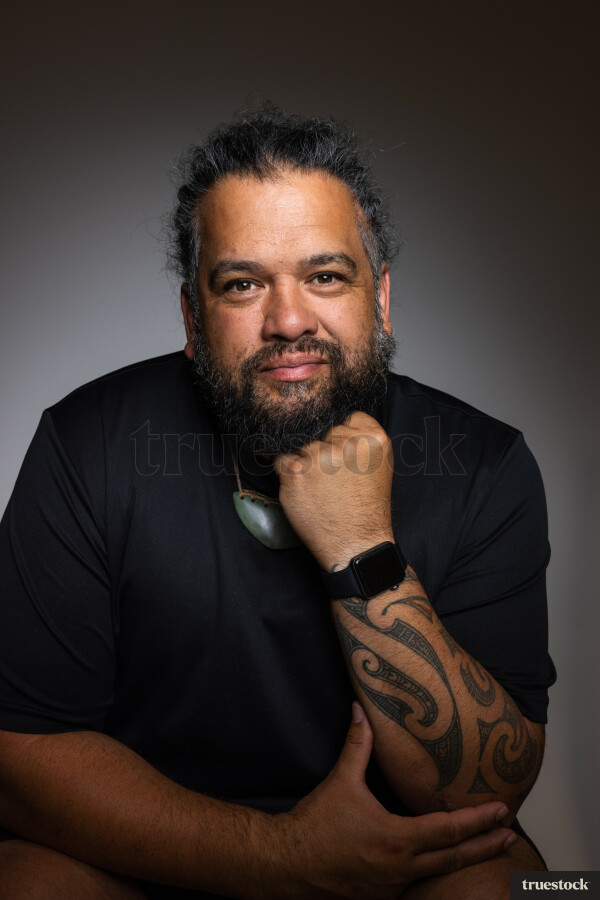 Mans Headshot at Studio