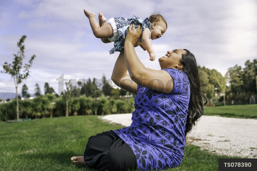 Mum and Daughter at Park