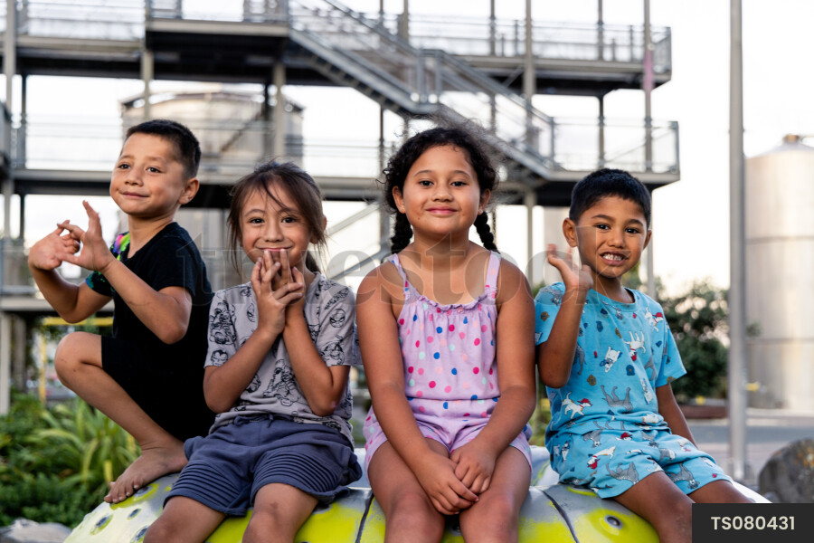 Children on playground