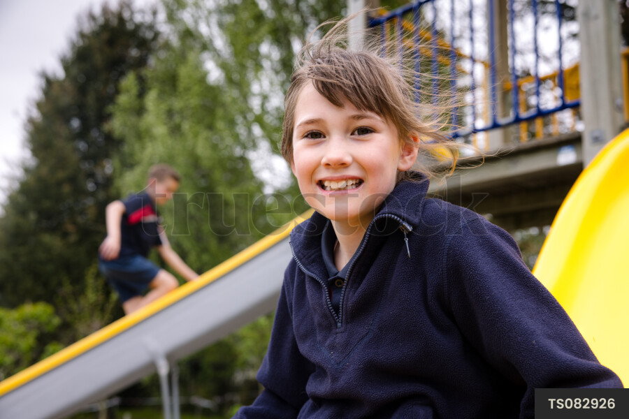 Kids Playing on Playground