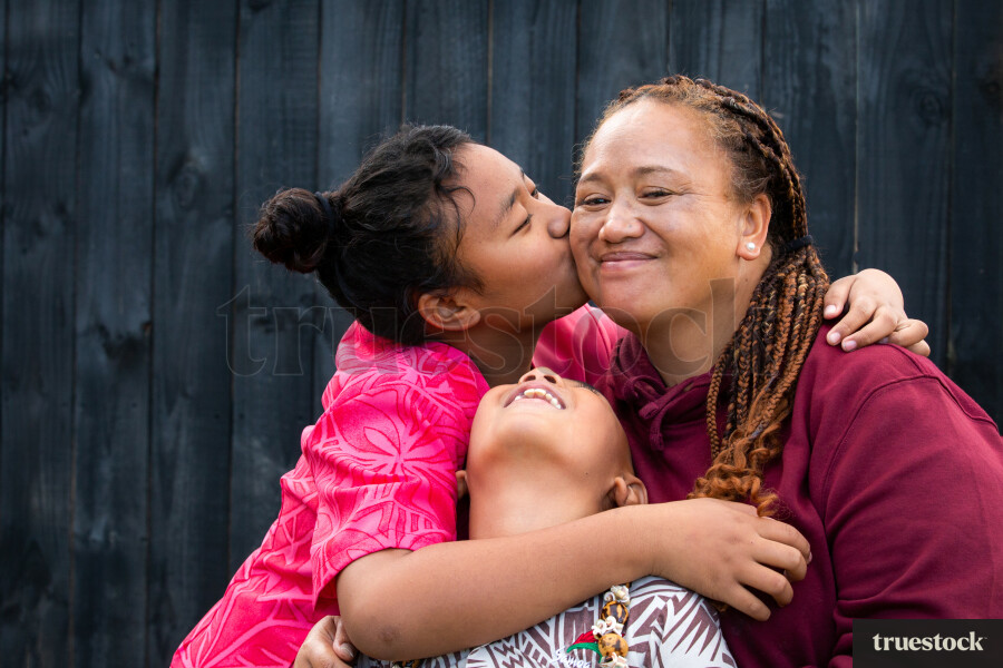 Mother with her Children