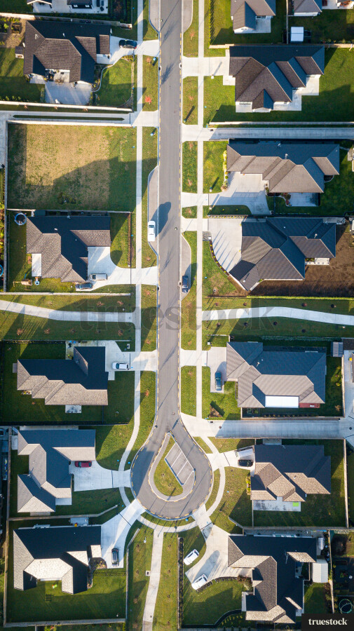 Housing Suburb From Above