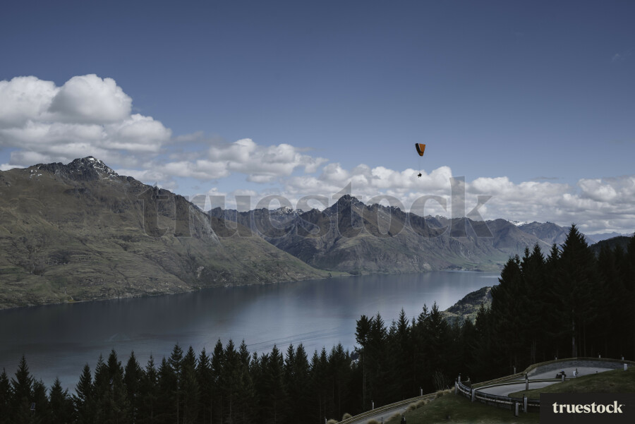 Hot Air Balloon over Queenstown