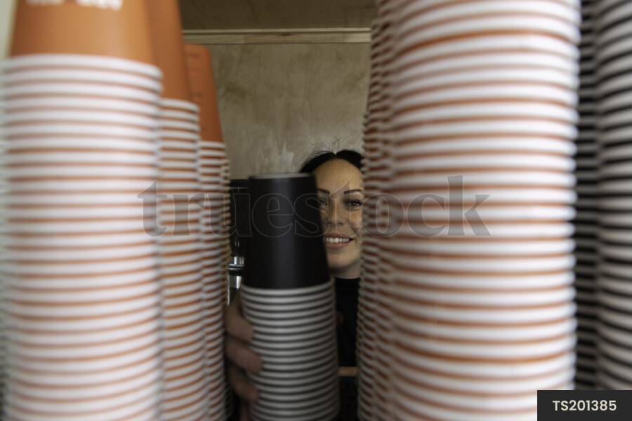 Portrait of Barista At Work