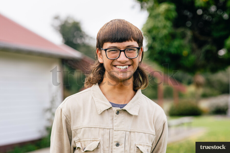 Māori Teenager on a Marae in Gisborne