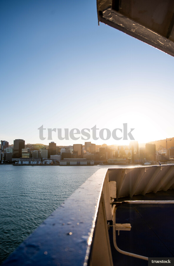 Wellington CBD view from ferry