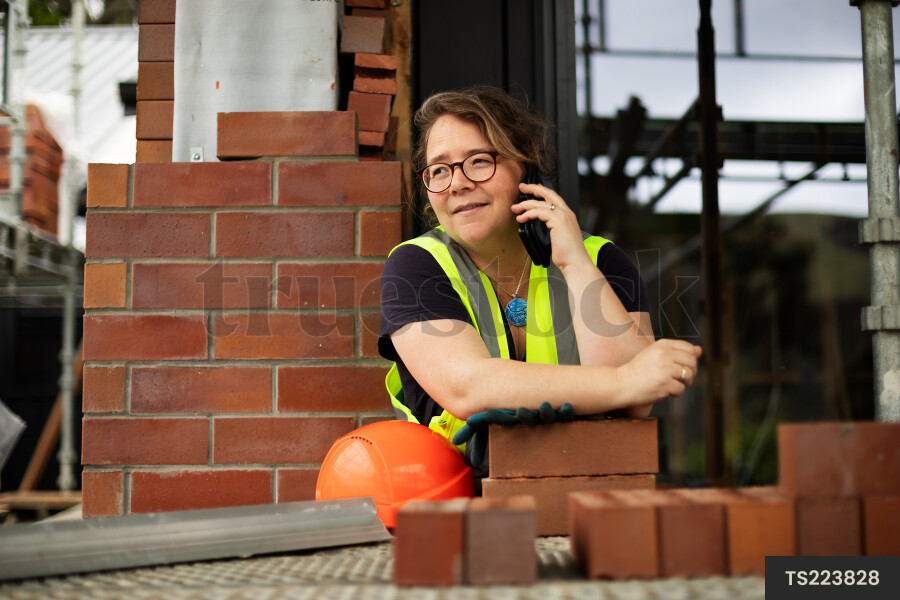 Woman Bricklayer