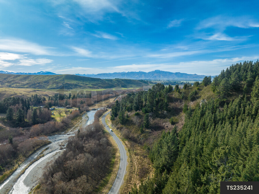 Cars on Rural Road