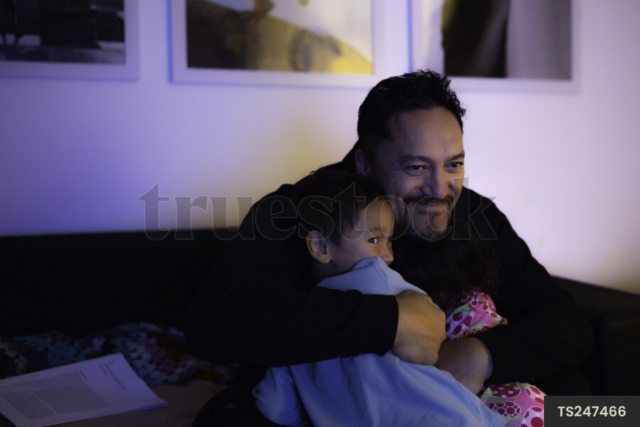 Father and Son Playing Video Games