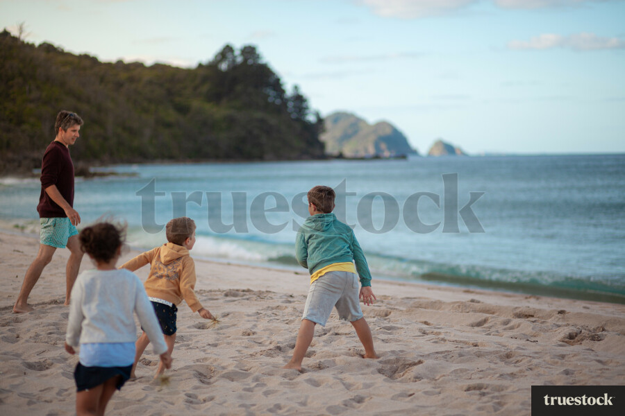 Family Time at the Beach