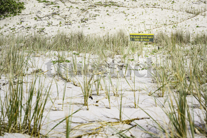 Sign on Beach