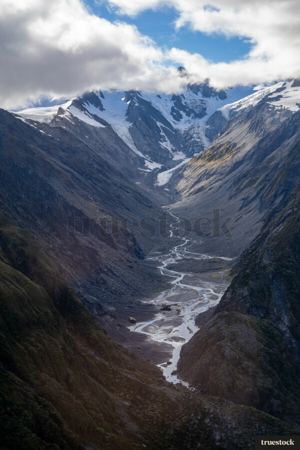 River through the mountains