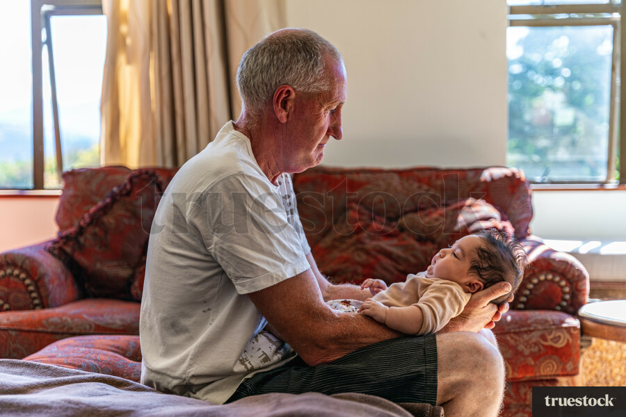 Grandfather with Granddaughter