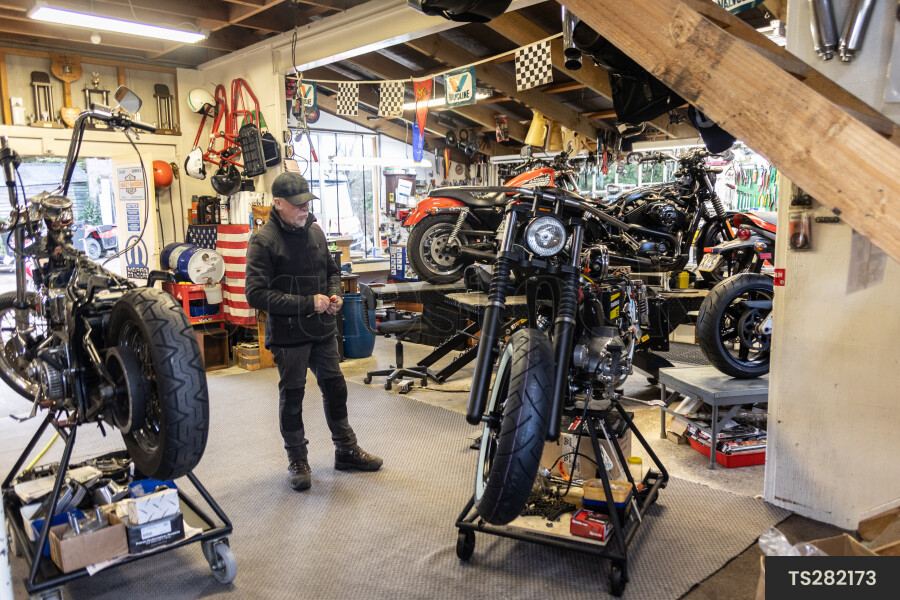 Mechanic in Workshop