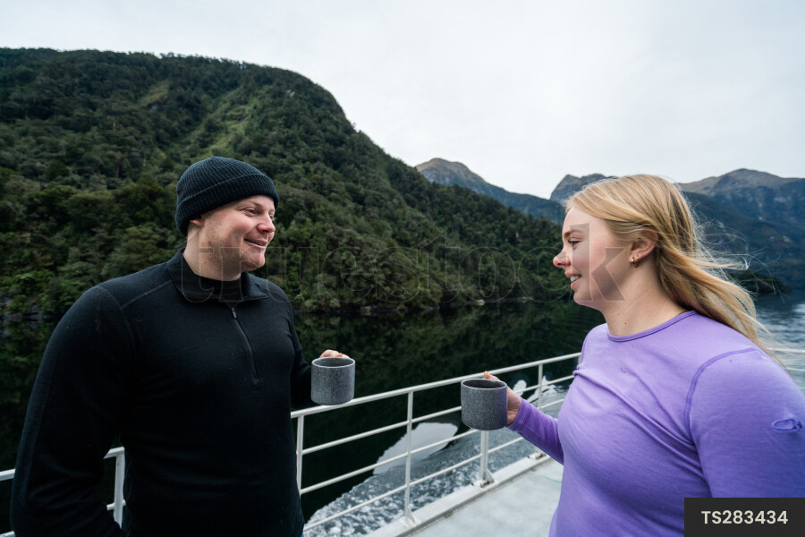 Man and woman on boat