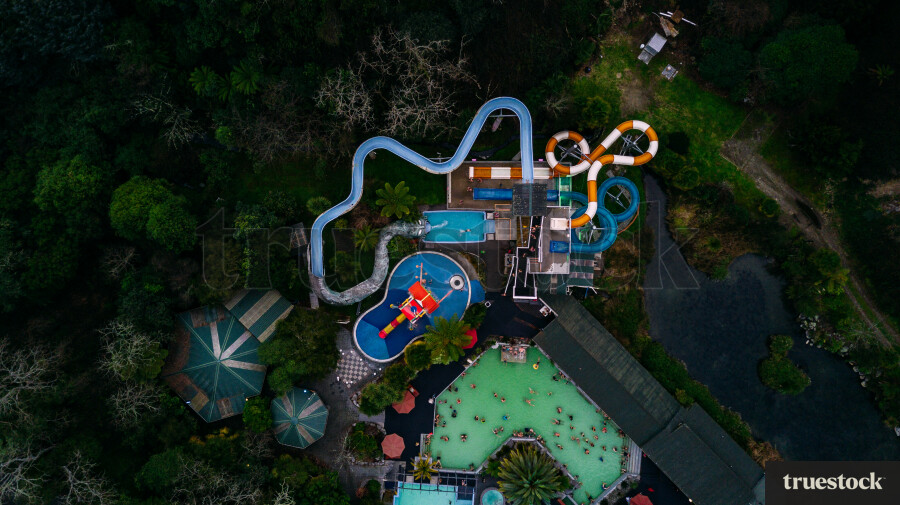 Water Park From Above