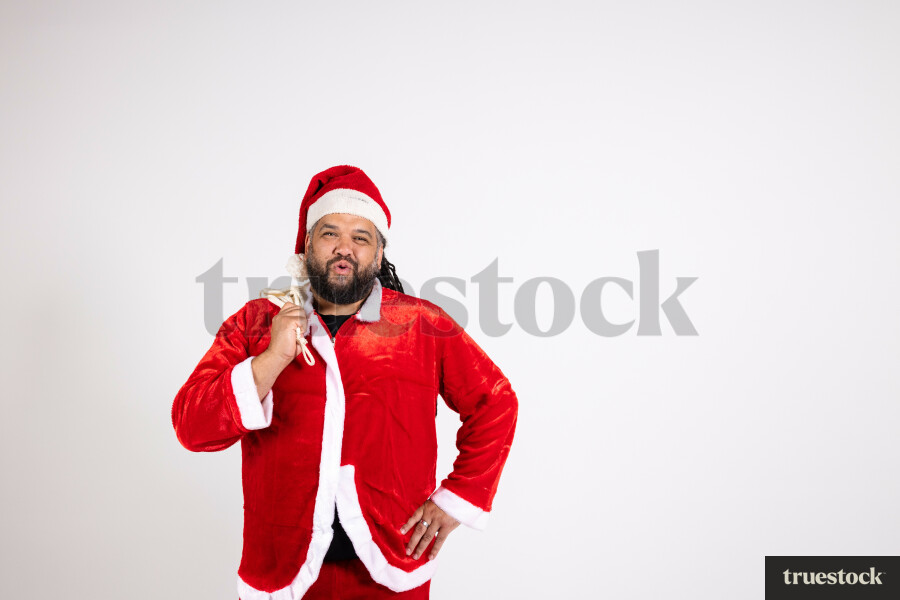 Man in Santa Costume