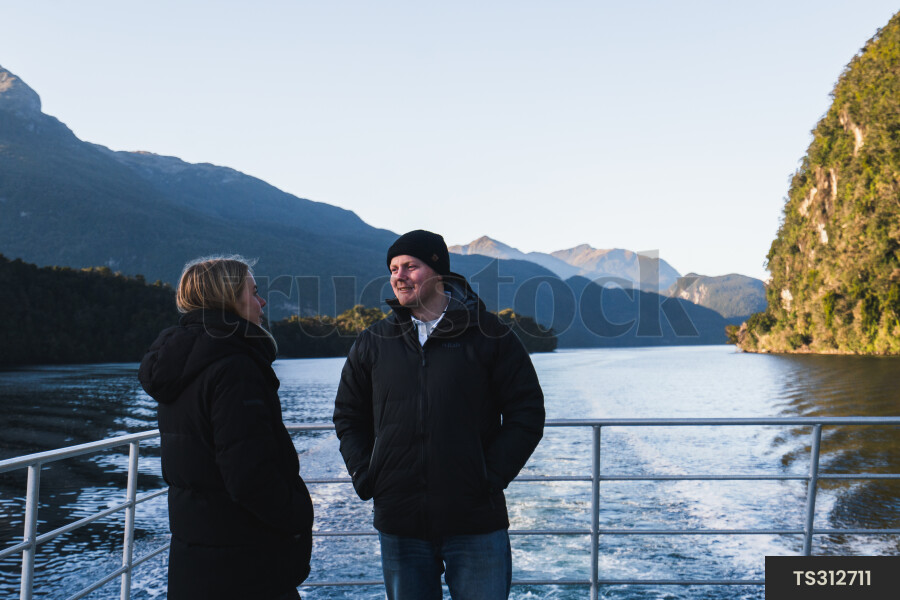 Man and woman on boat