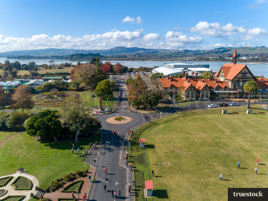 Rotorua Marathon Aerial Views