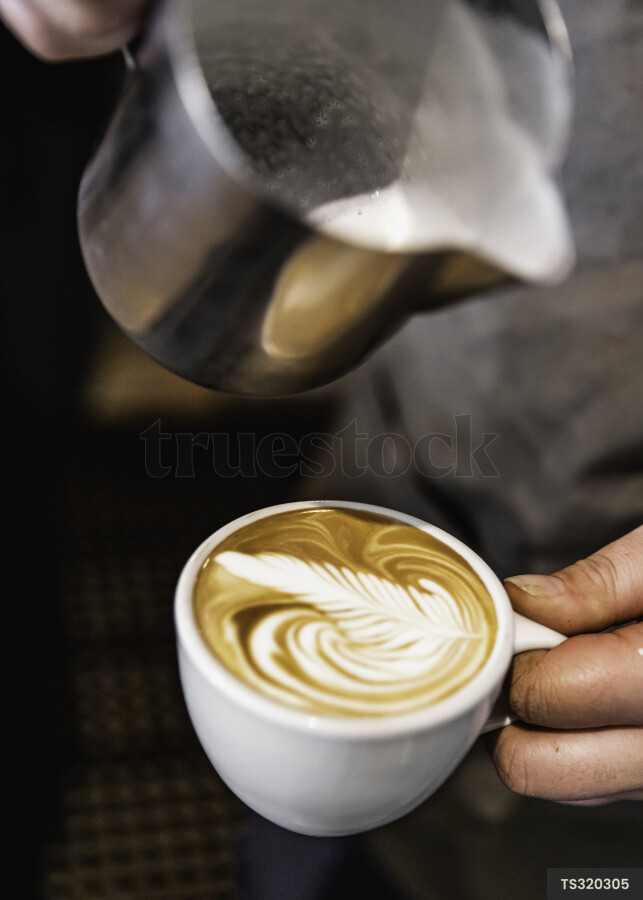 Worker Making Coffee