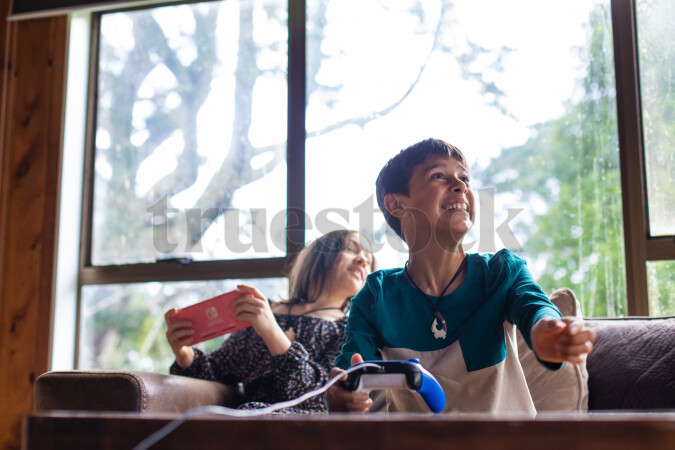 Kids Playing Video Games