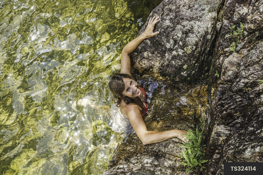 Teen Girl at Water Hole