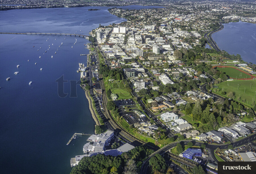 Aerial View of Tauranga City