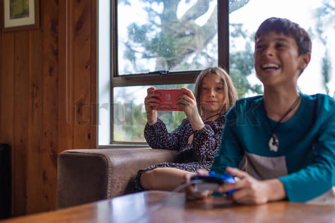 Kids Playing Video Games