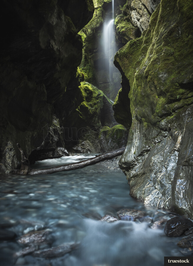 Waterfall in Cave