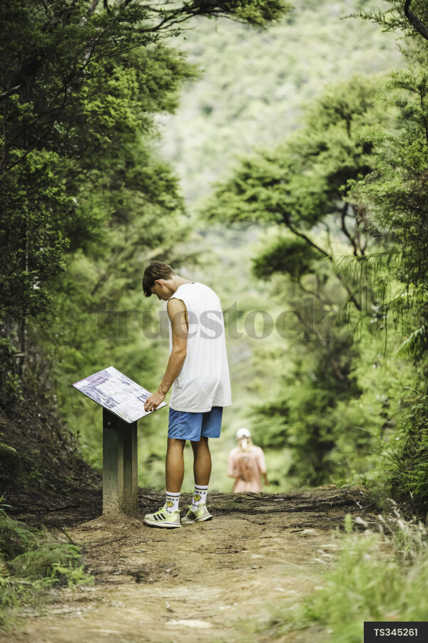 Teen Boy on Walk