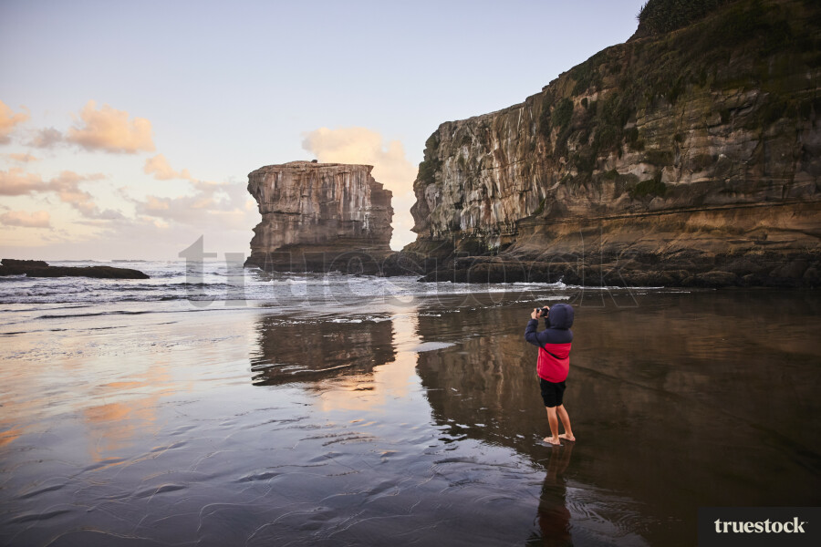 Young Boy at Maori Bay
