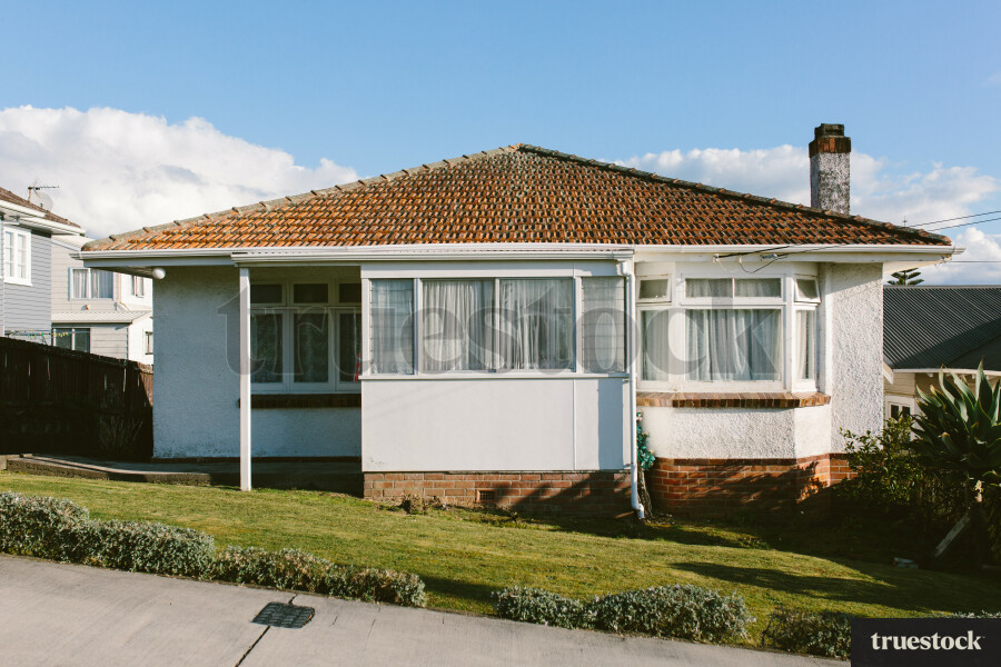 Suburban home and house in suburbia