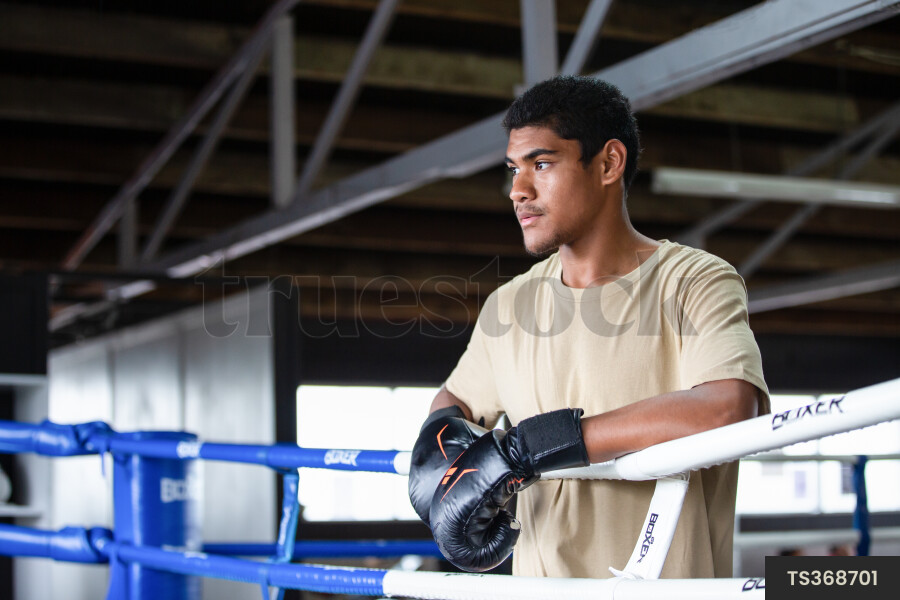 Boxer in Ring