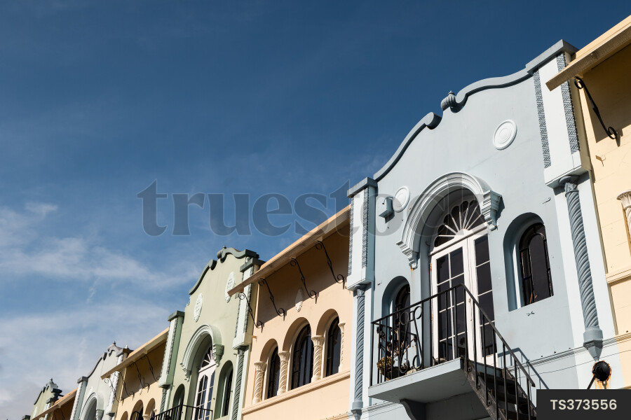 Pastel Coloured Buildings