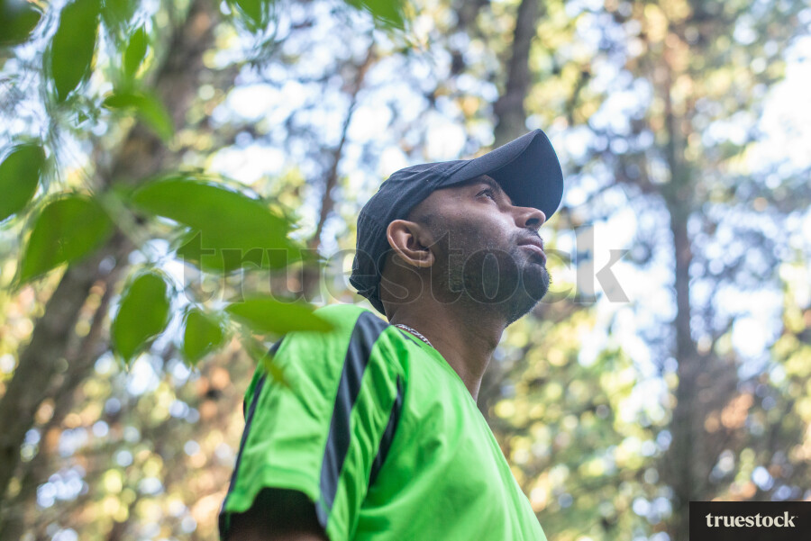 Man Jogging in Riverhead