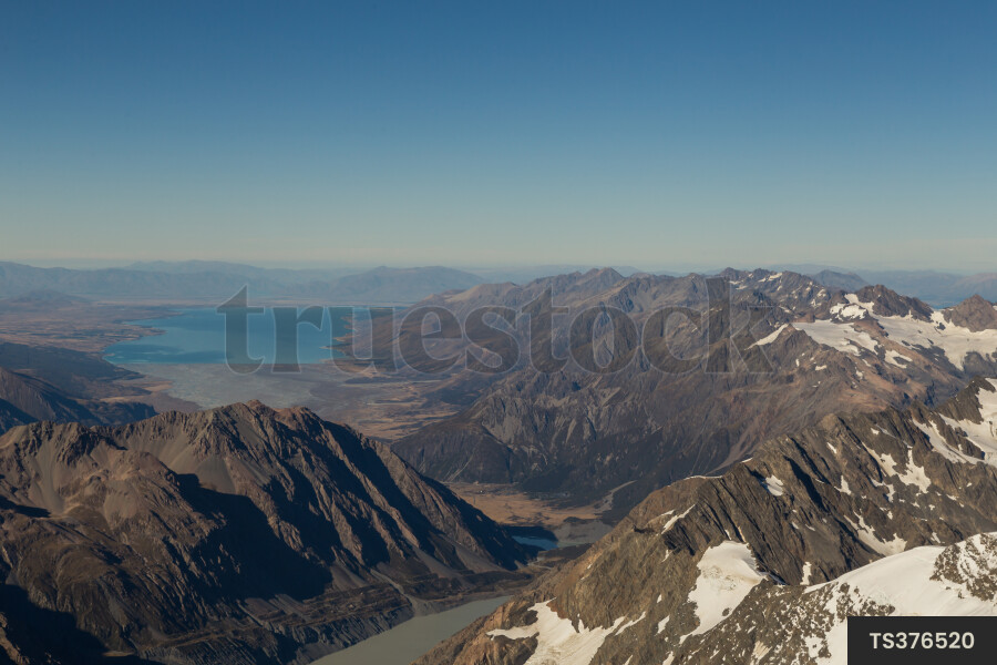 Aerial view of mountains