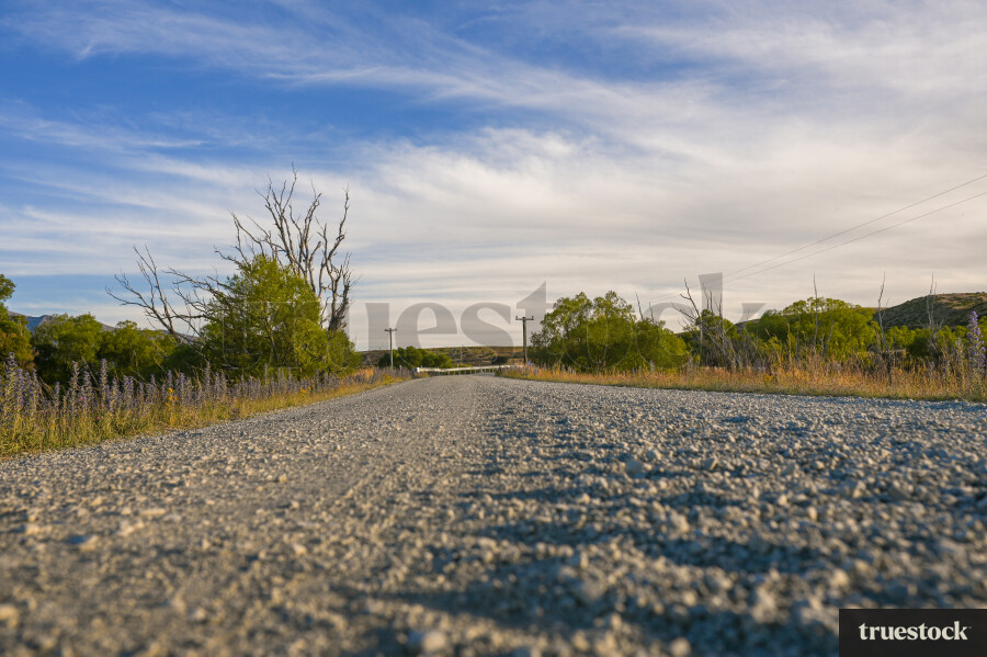 Dirt road in Tekapo