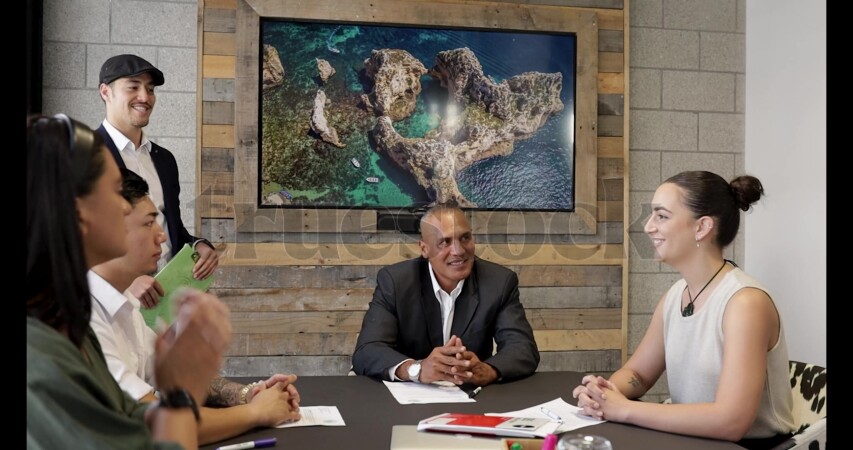 Businesspeople meeting in conference room