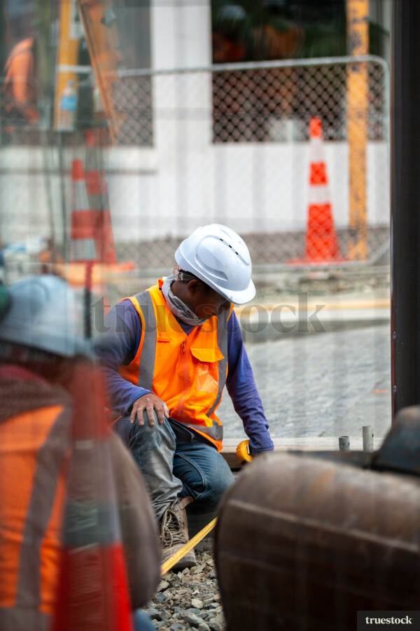 Construction work in the CBD