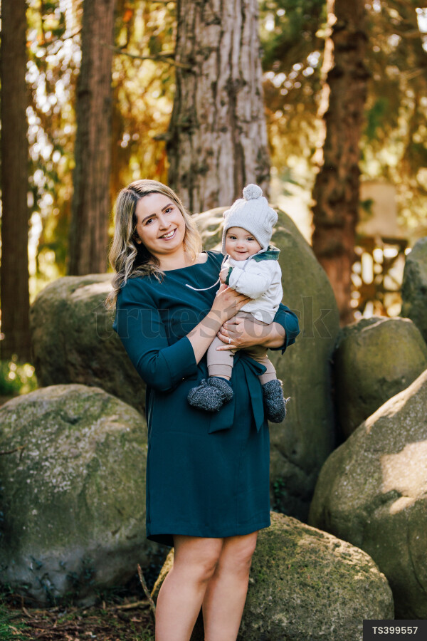 Portrait of Mother and Kid