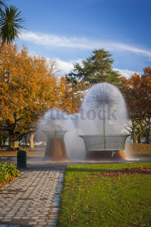 Water fountain in park